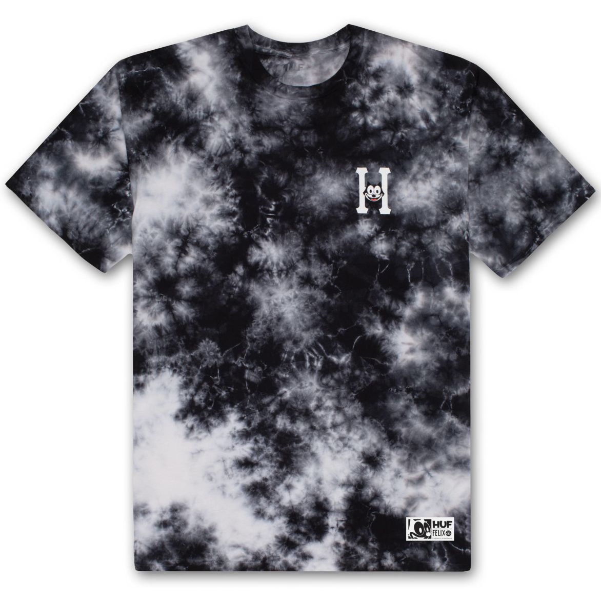 huf ts00436 felix classic h wash tee grey