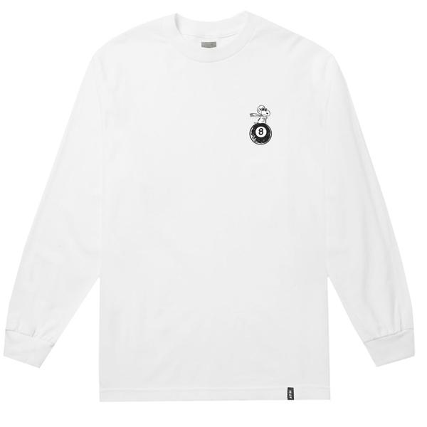 huf ts00643 x peanuts flying ace ls tee white