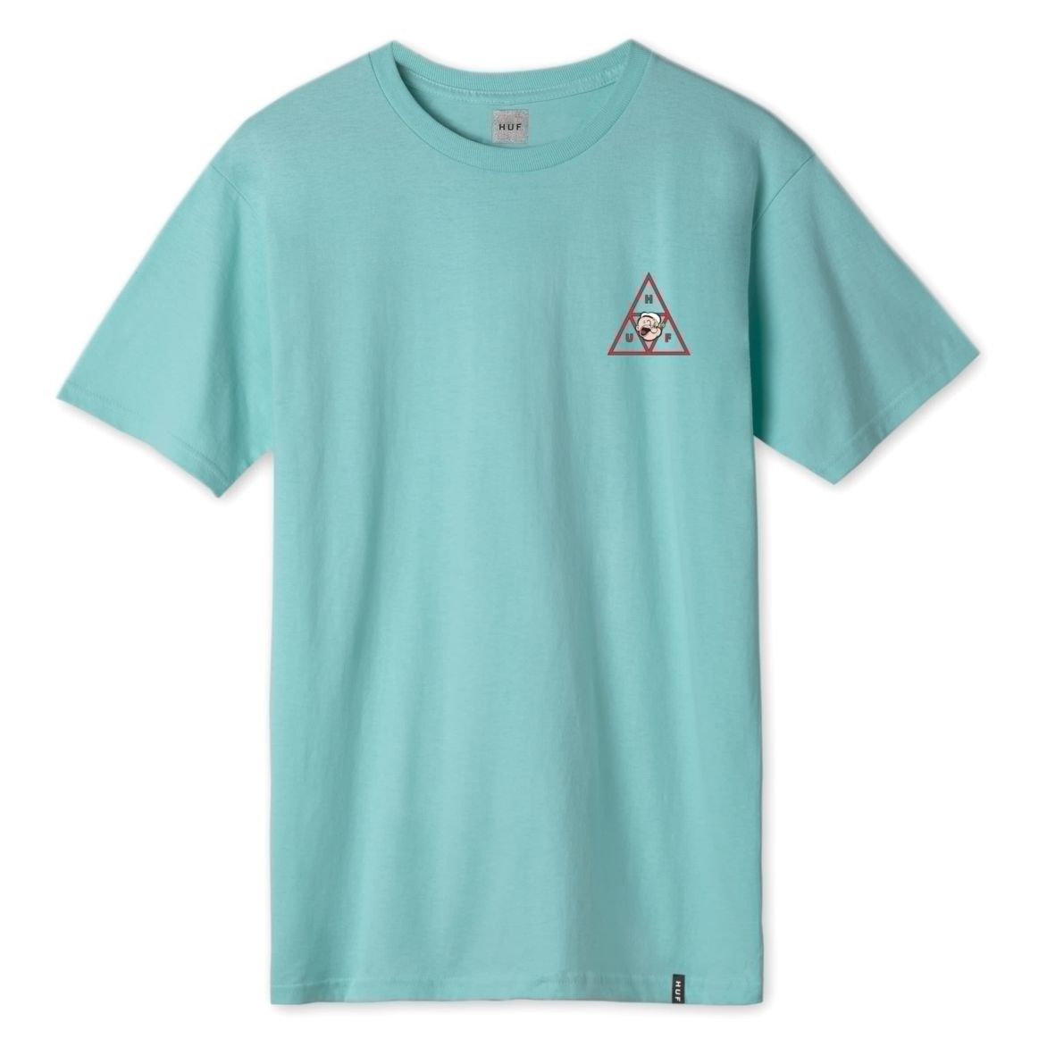 huf ts00851 x popeye popeye spinach tripple triangle t shirt mint