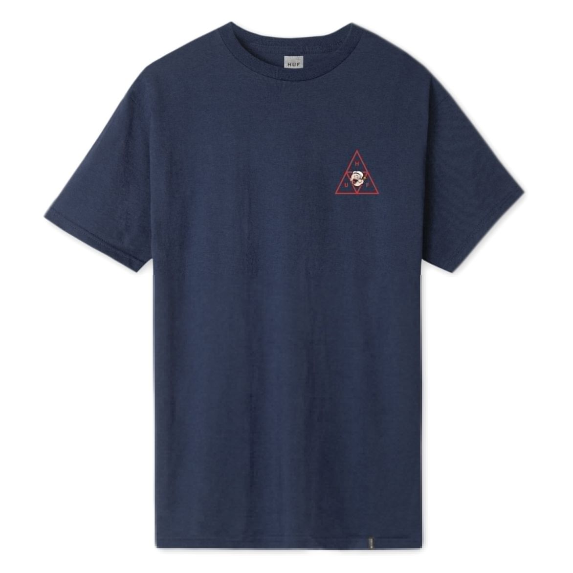 huf ts00851 x popeye popeye spinach tripple triangle t shirt navy