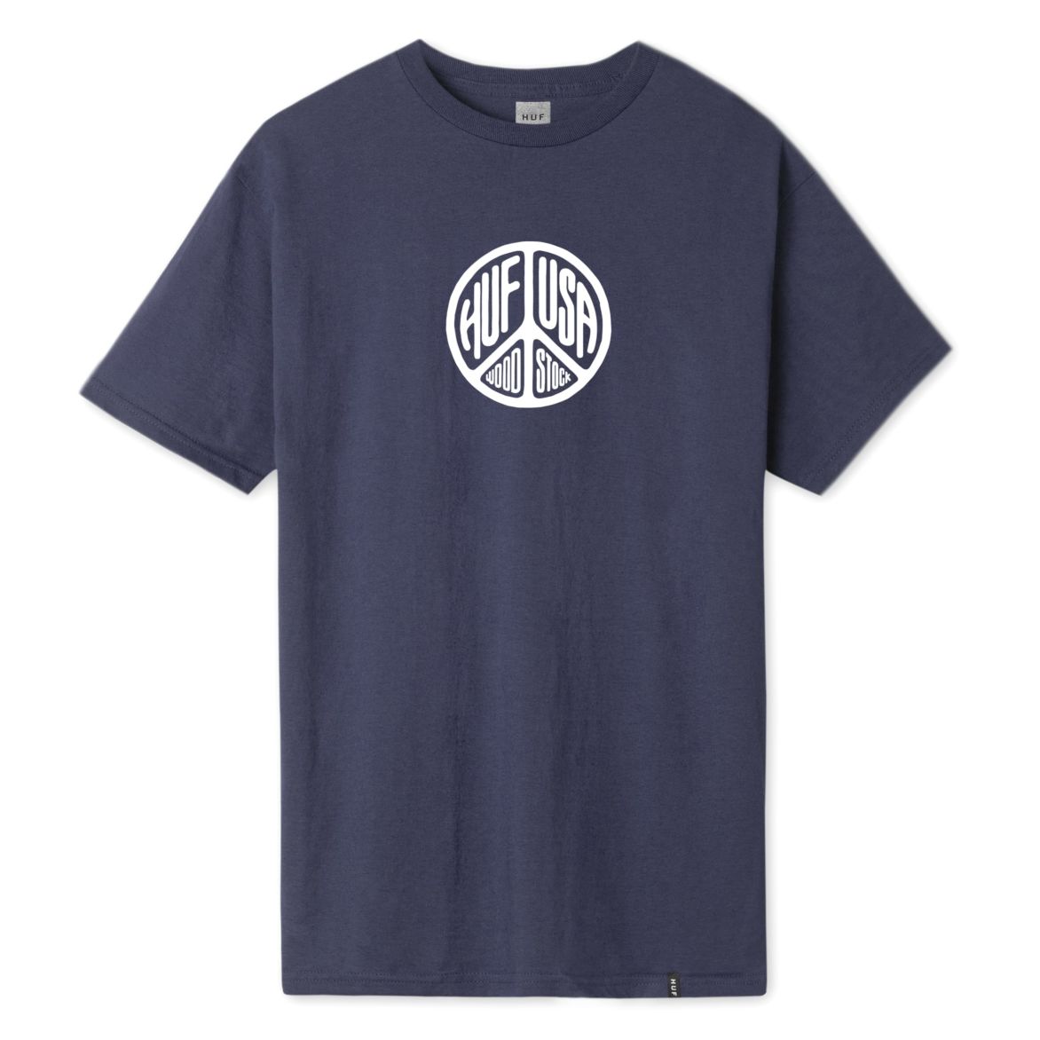 huf ts00982 x woodstock staff ss tee navy
