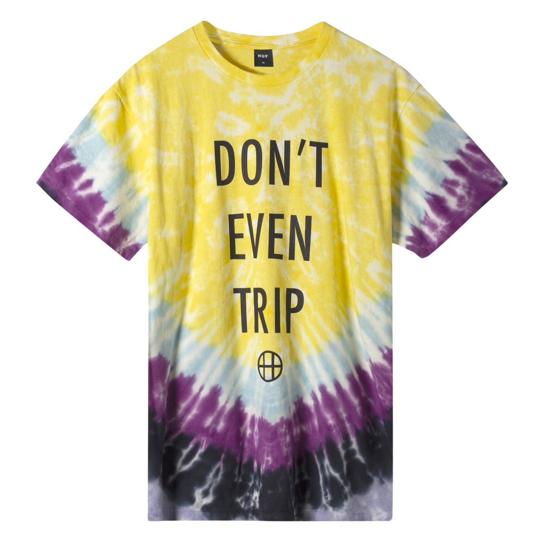 huf ts00998 dont even trip ss tee yellow