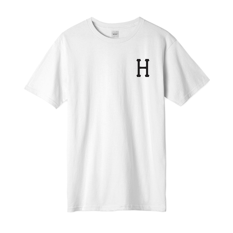 HUF HUF ESSENTIALS CLASSIC H S/S TEE // WHITE