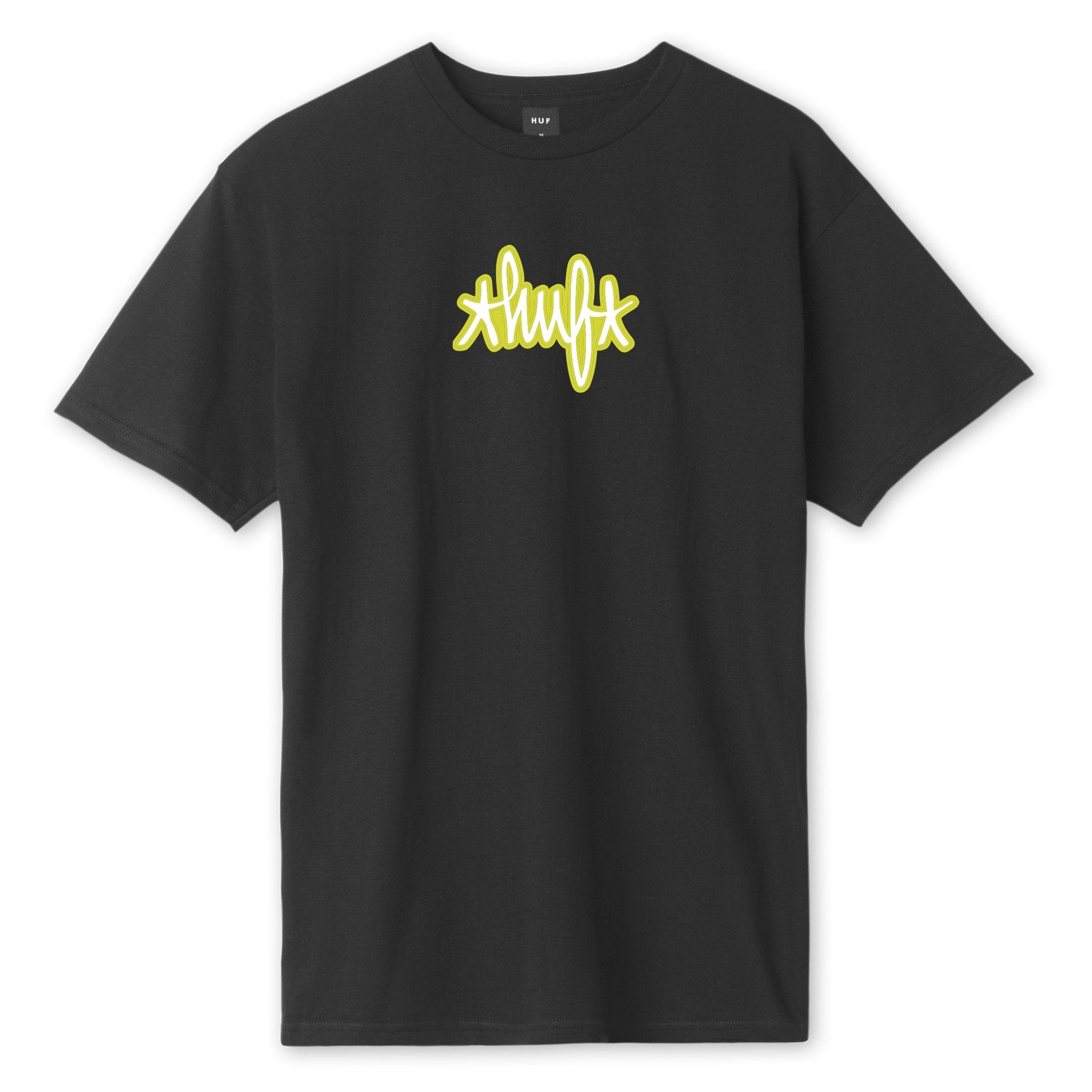 HUF HUF LANDMARK LOGO S/S TEE // BLACK