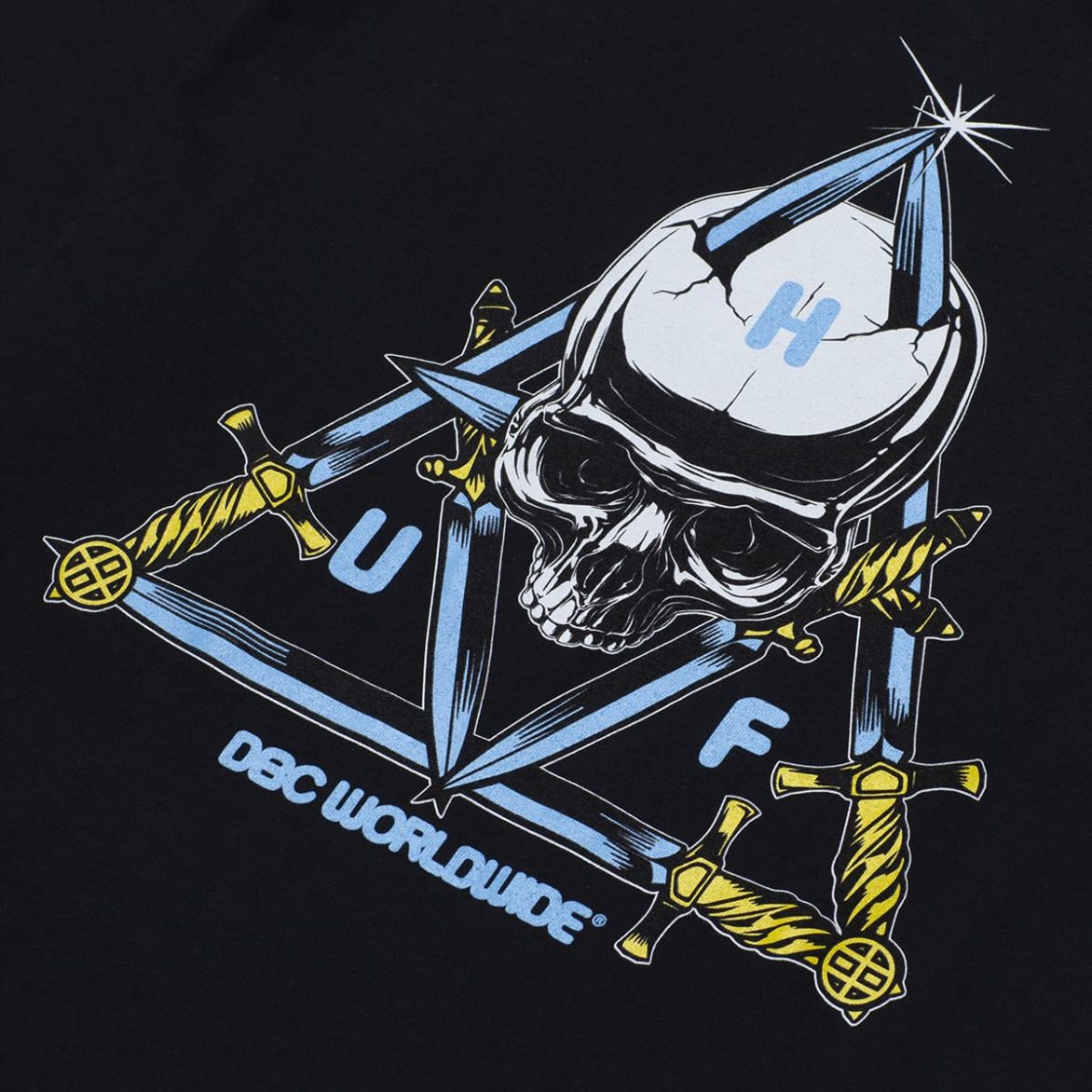 HUF HUF BLVD TT S/S TEE // BLACK