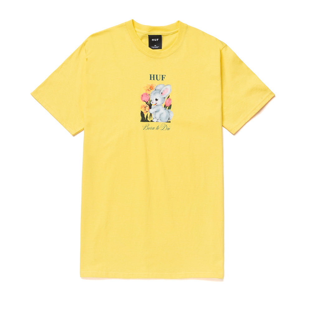 huf ts01332 born to die ss tee yellow
