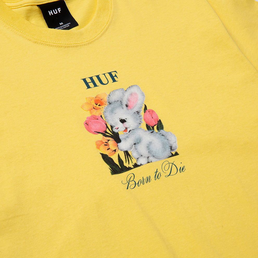 huf ts01332 born to die ss tee yellow