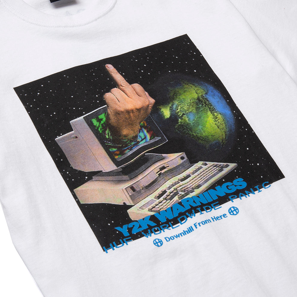 HUF HUF Y2K DAY S/S TEE // WHITE