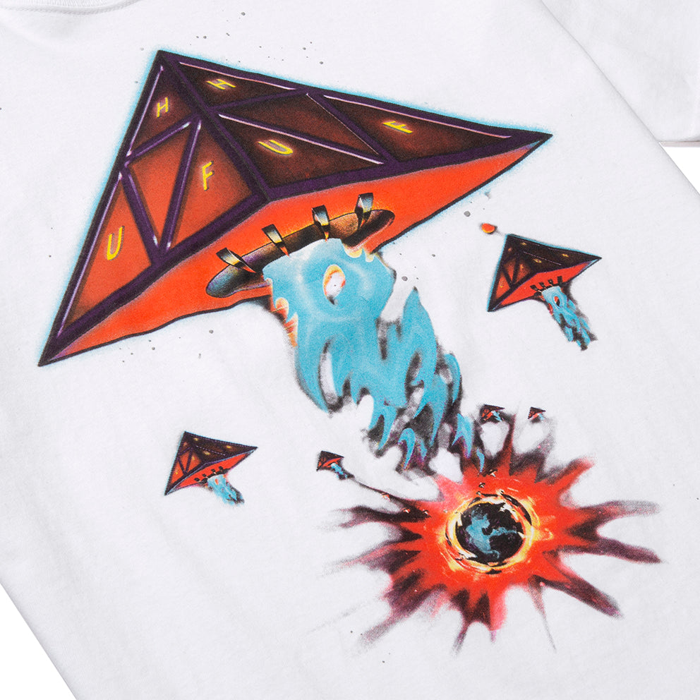 HUF HUF DOOMSDAY TT S/S TEE // WHITE