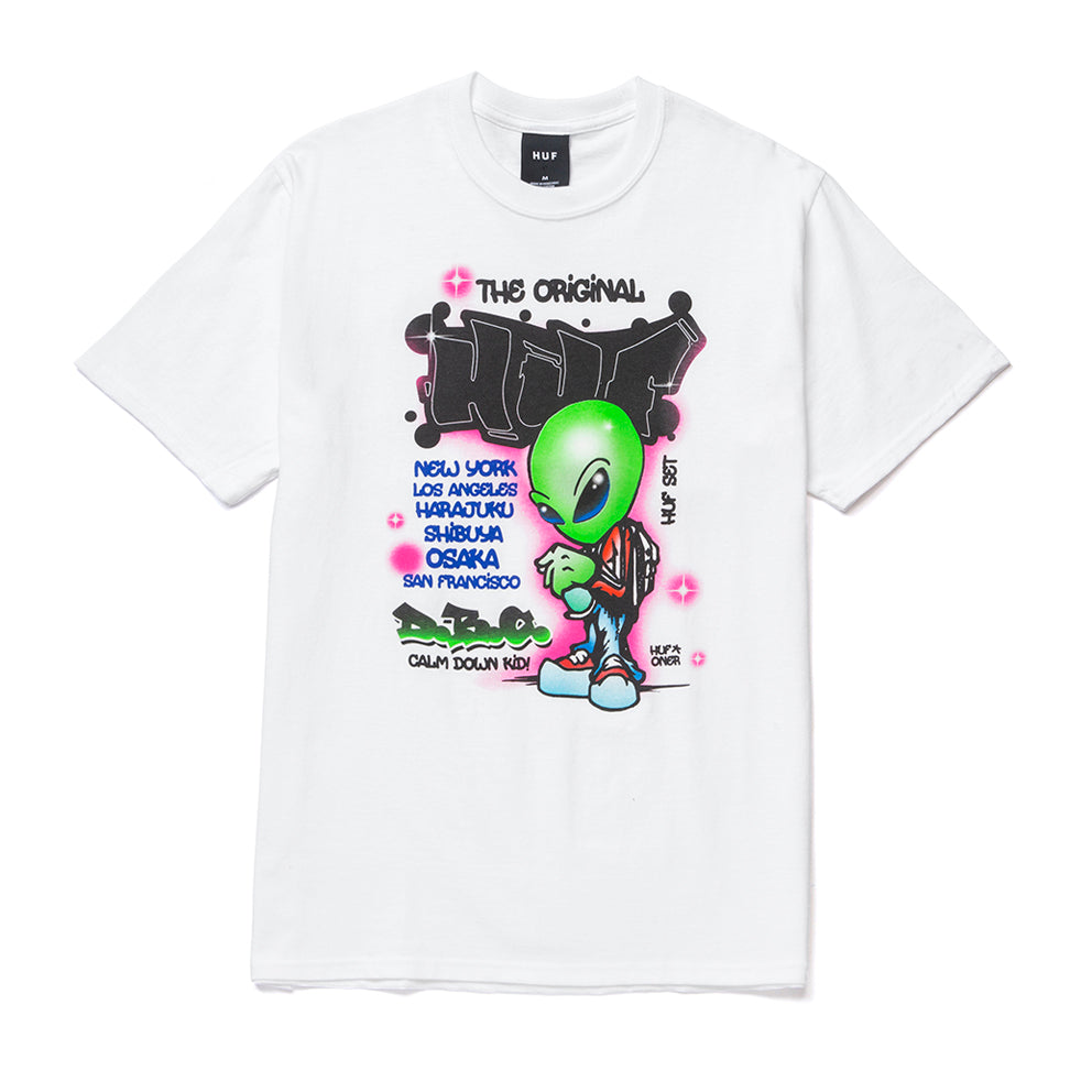 HUF HUF UFO S/S TEE // WHITE