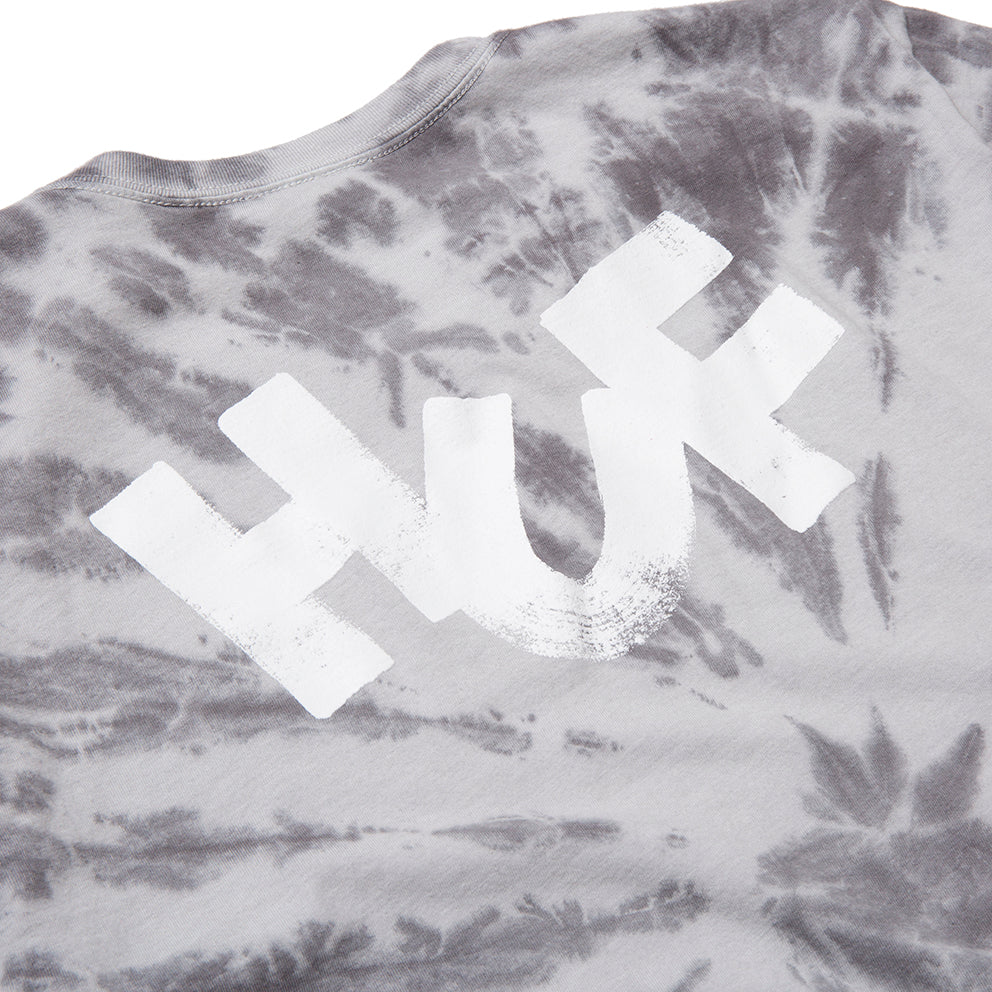 HUF HUF HAZE BRUSH TIE DYE S/S TEE // BLACK