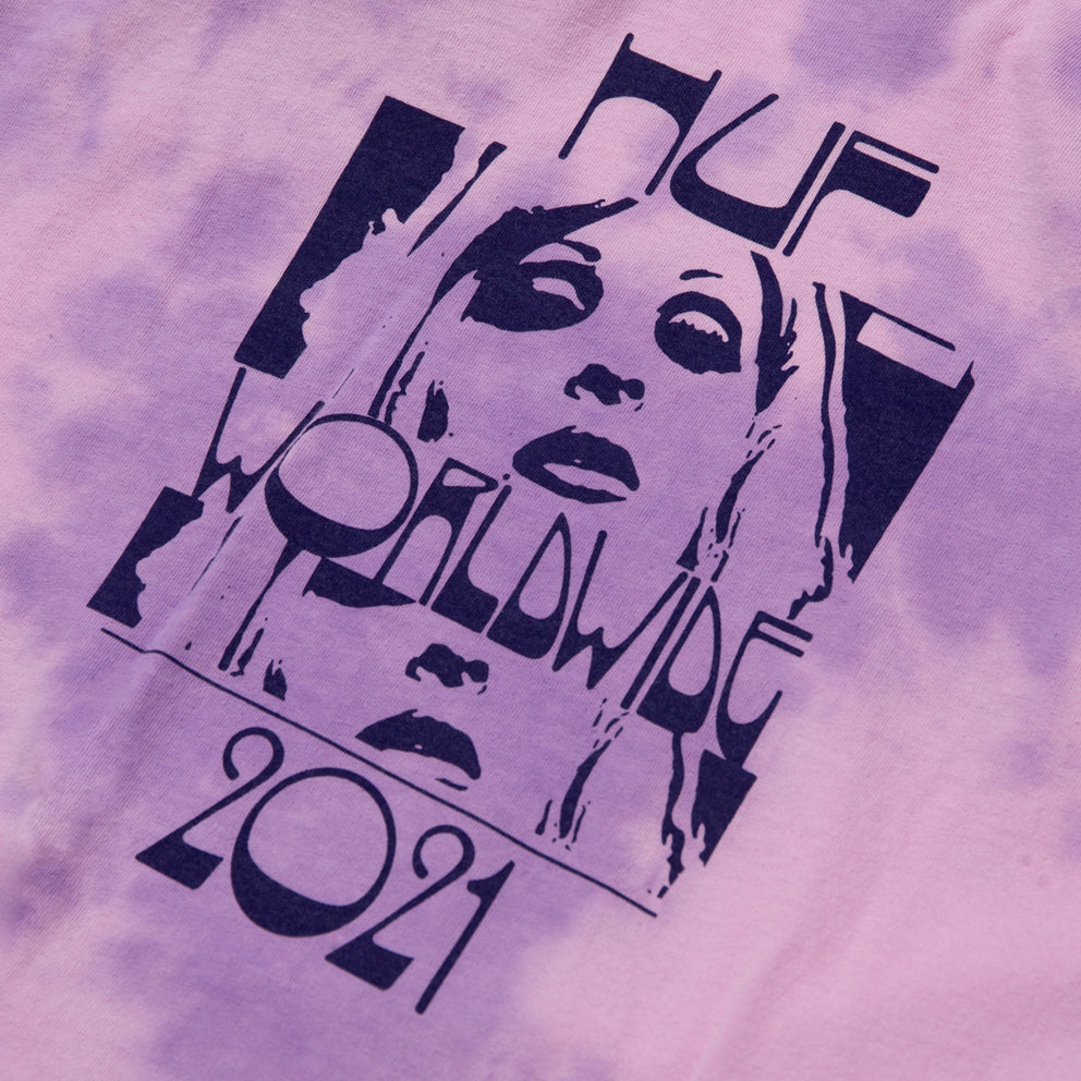 HUF HUF WASTED DARLING S/S TEE // VIOLET