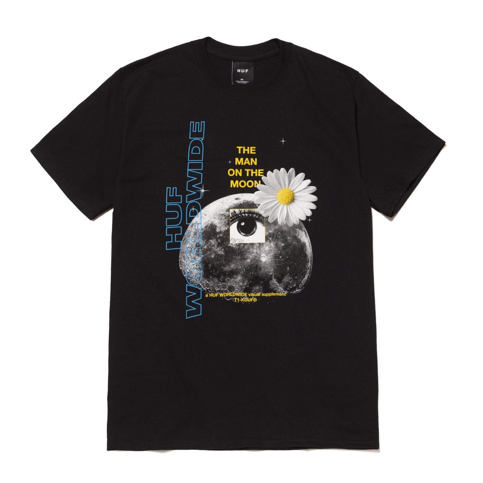 HUF HUF THE MAN ON THE MOON S/S TEE // BLACK