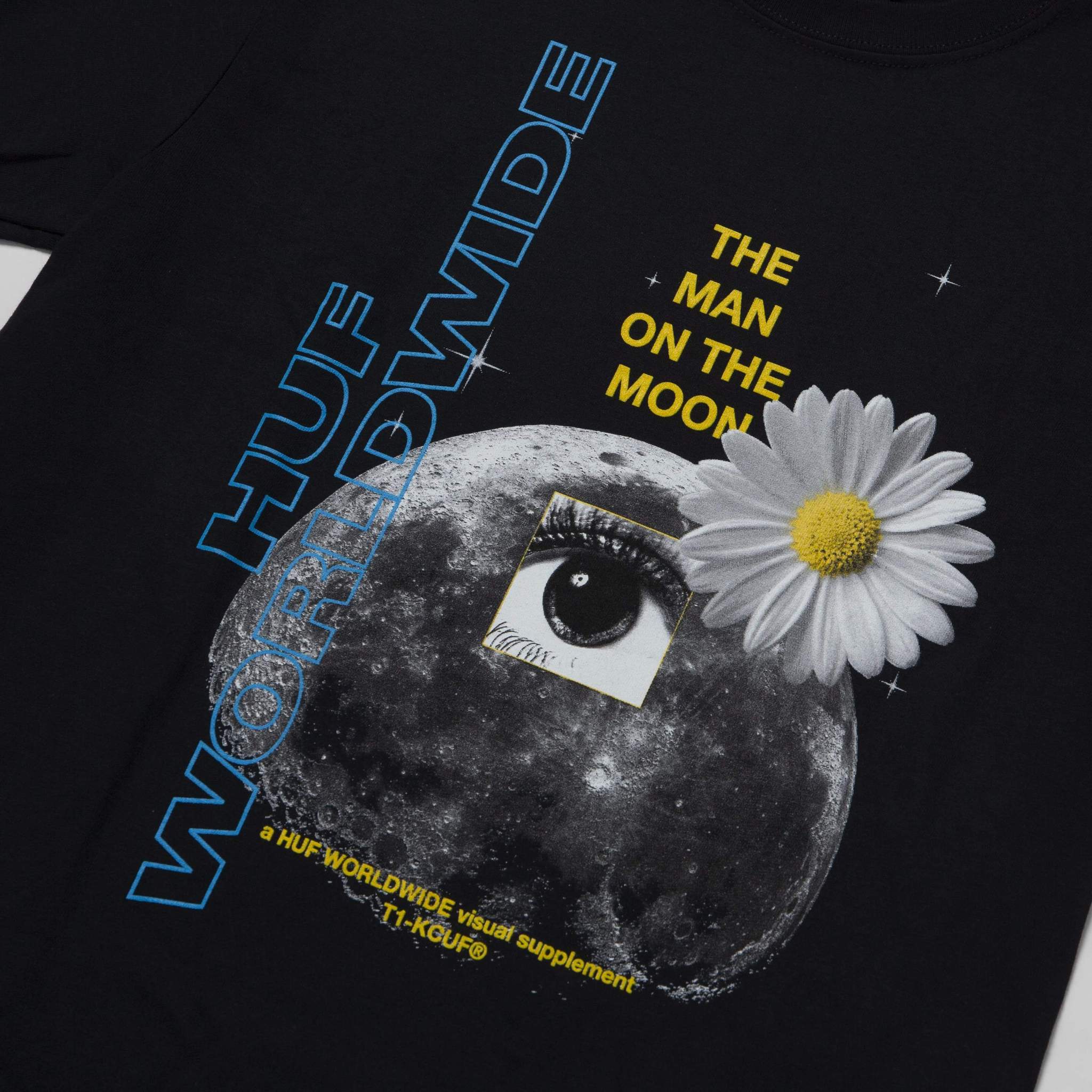HUF HUF THE MAN ON THE MOON S/S TEE // BLACK
