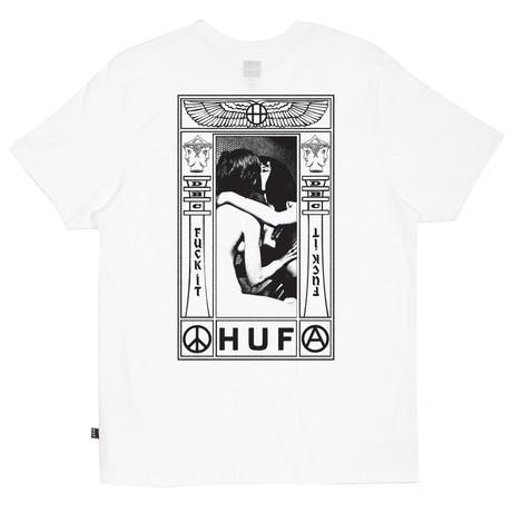 HUF HUF EGYPTIAN LOVERS TEE // WHITE