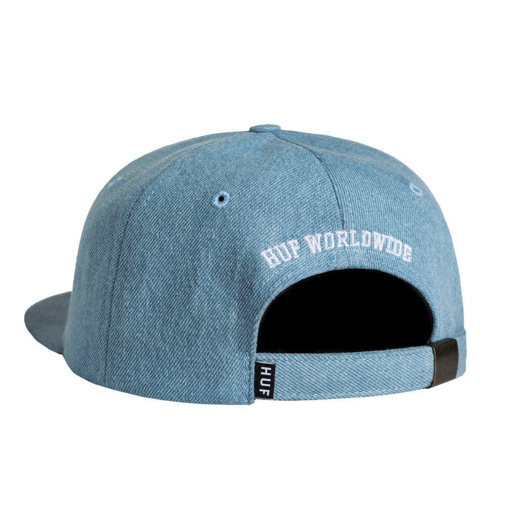 huf usa denim 6 panel hat