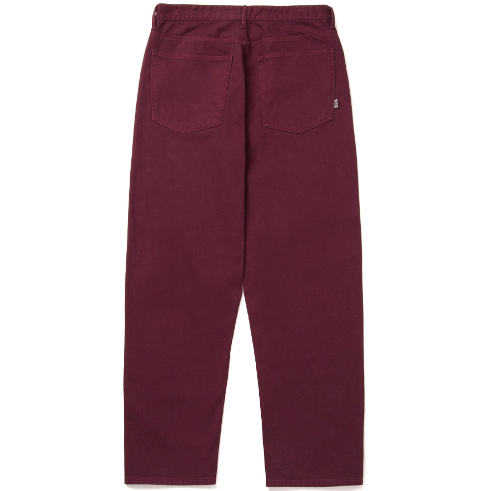 huf worldwide cromer signature pant wine pt00242 wne