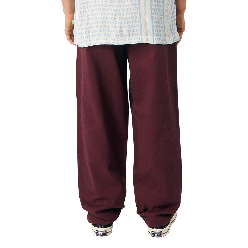 huf worldwide cromer signature pant wine pt00242 wne