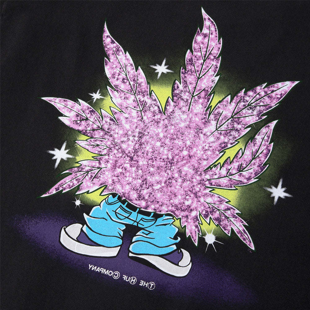 HUF HUF CRYSTAL BUDDY S/S WASH TEE // WASHED BLACK