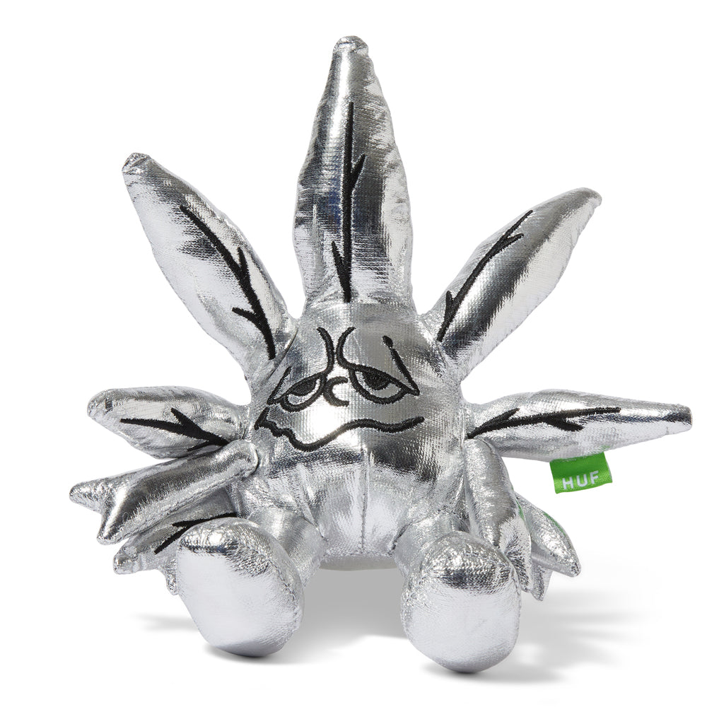 HUF HUF GREENBUDDY METALLIC PLUSH DOLL // SILVER