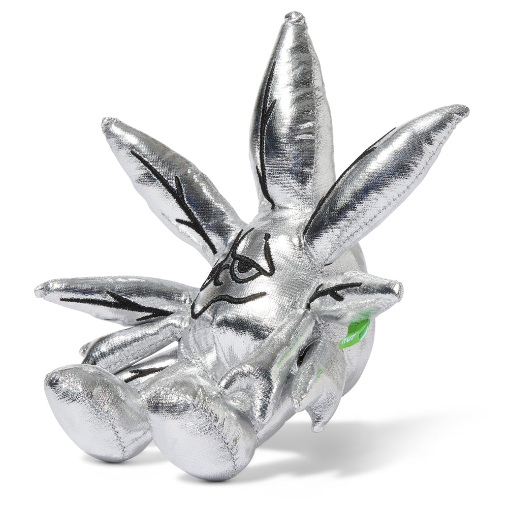 HUF HUF GREENBUDDY METALLIC PLUSH DOLL // SILVER