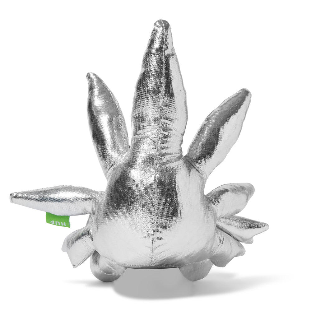 HUF HUF GREENBUDDY METALLIC PLUSH DOLL // SILVER