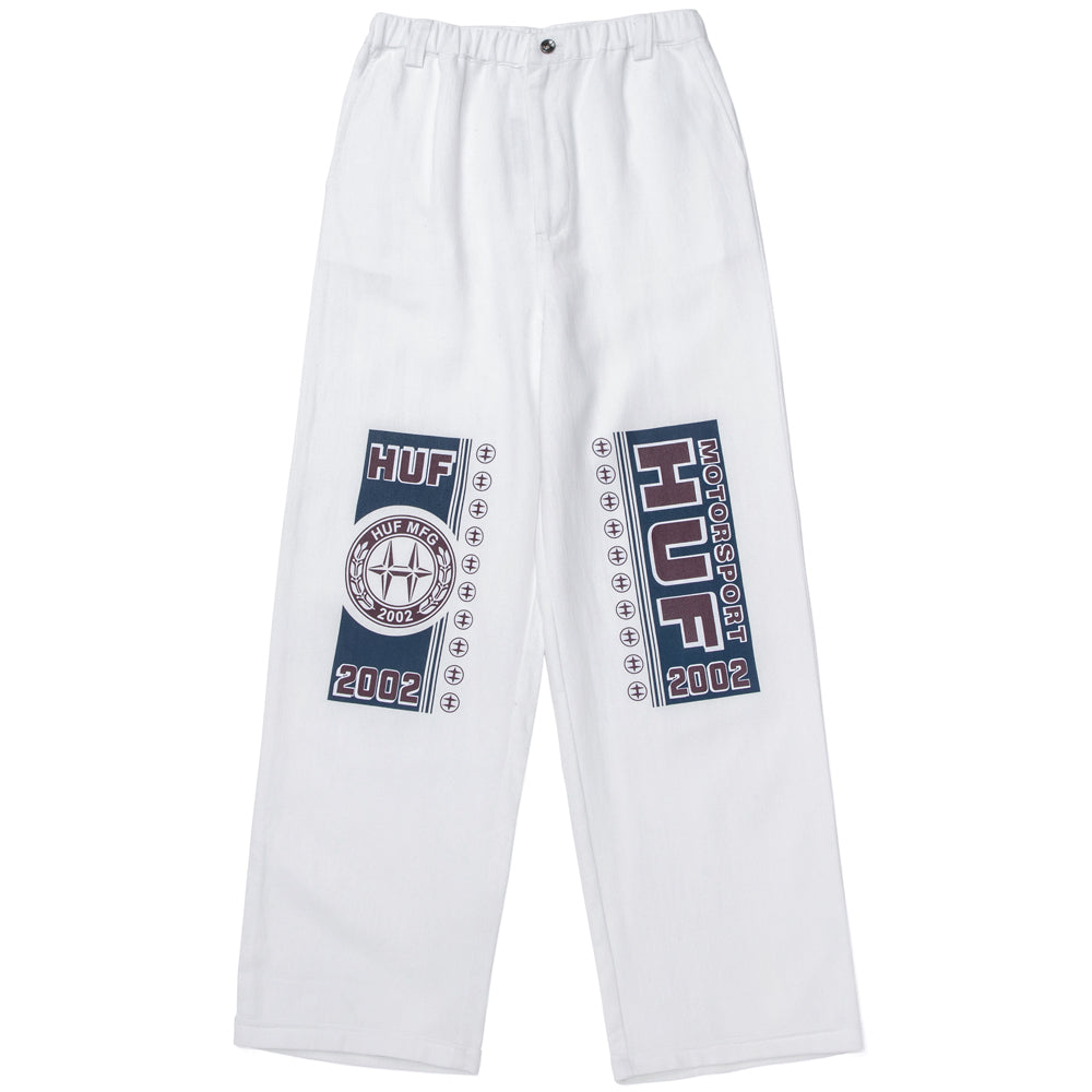 huf worldwide lightweight baggie pant off white wbt0026 offwh