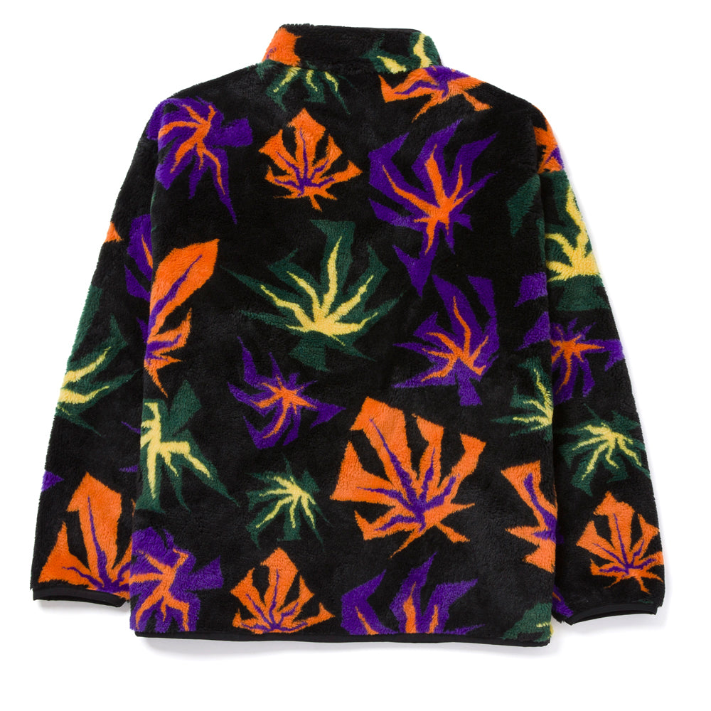 HUF HUF LOWELL JACQUARD SHERPA ZIP JACKET // MULTI