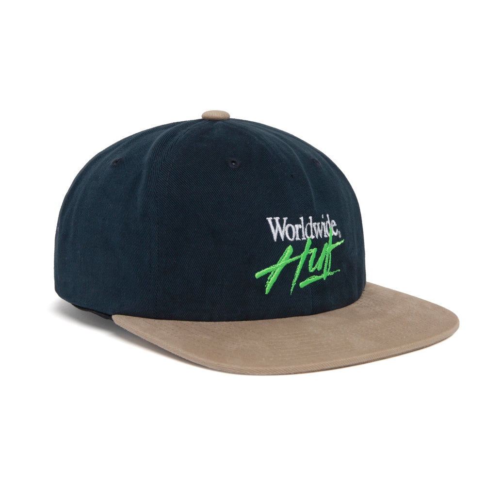 huf worldwide os system 6 panel hat navy ht00630 navy