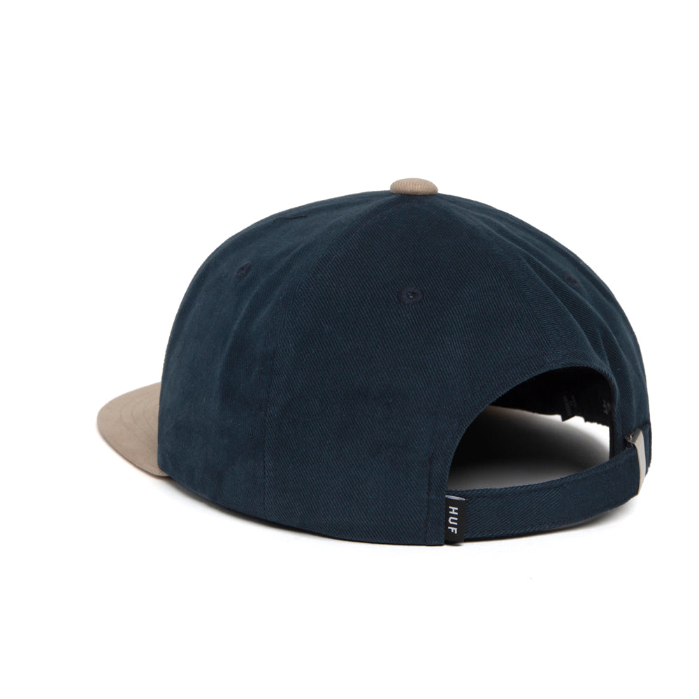huf worldwide os system 6 panel hat navy ht00630 navy