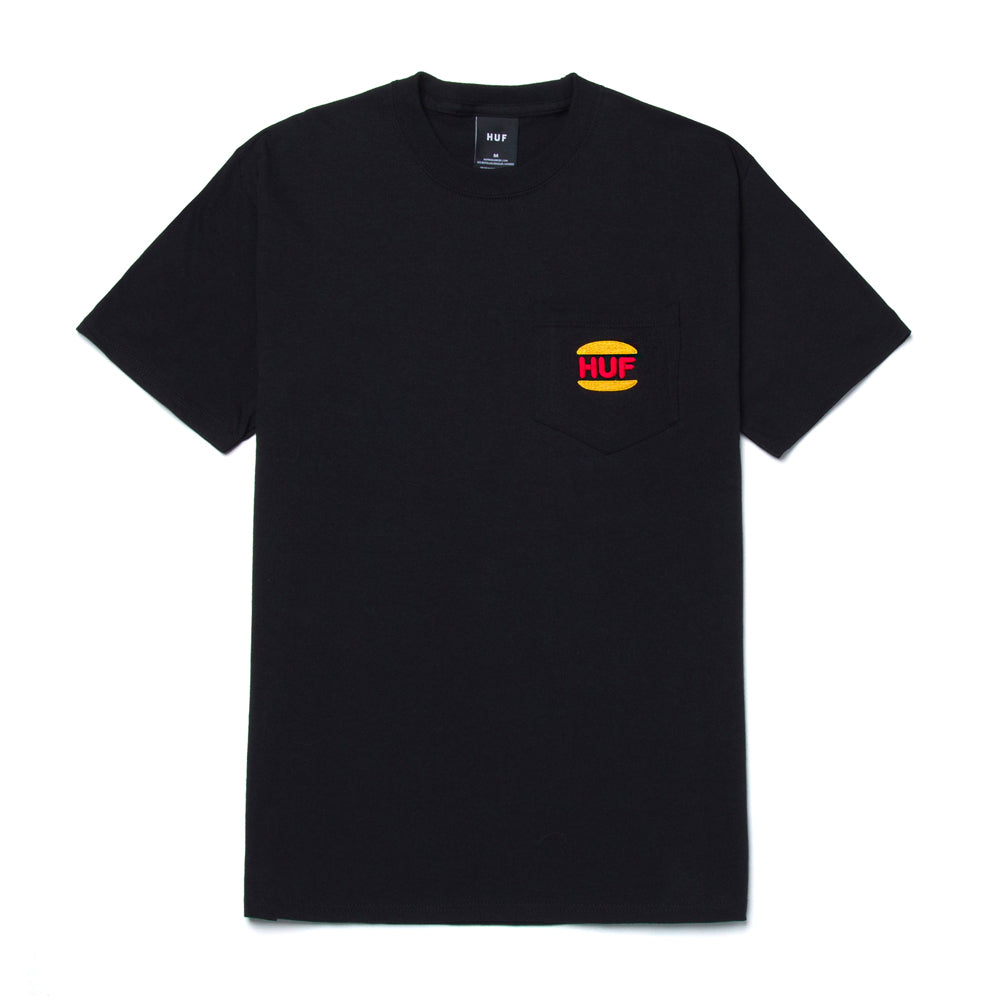 huf worldwide regal ss pocket tee black ts01663 black