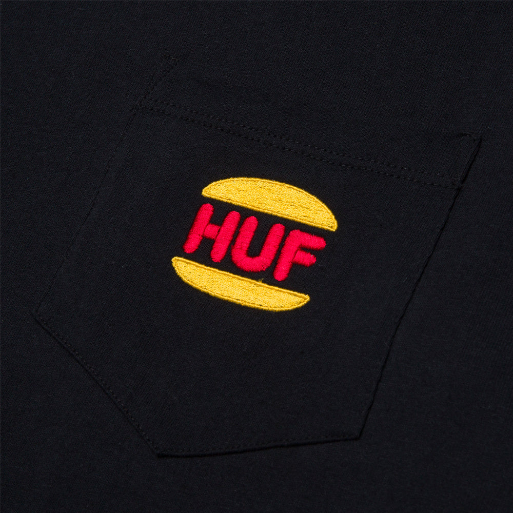 huf worldwide regal ss pocket tee black ts01663 black