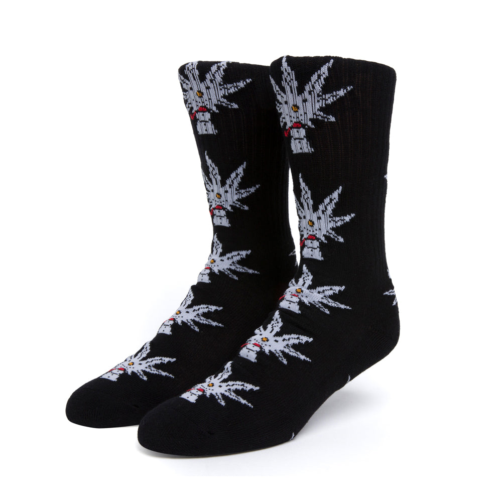 HUF HUF SNOW BUDDY SOCK // BLACK