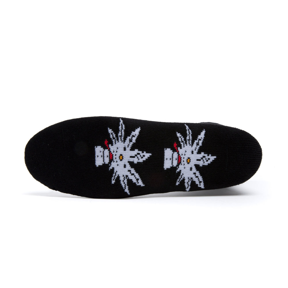 HUF HUF SNOW BUDDY SOCK // BLACK
