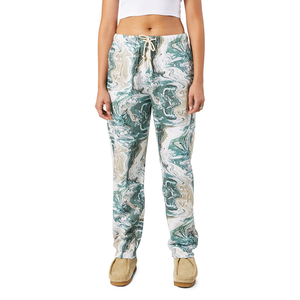 huf worldwide swirl fleece pant olive wbt0034 olive