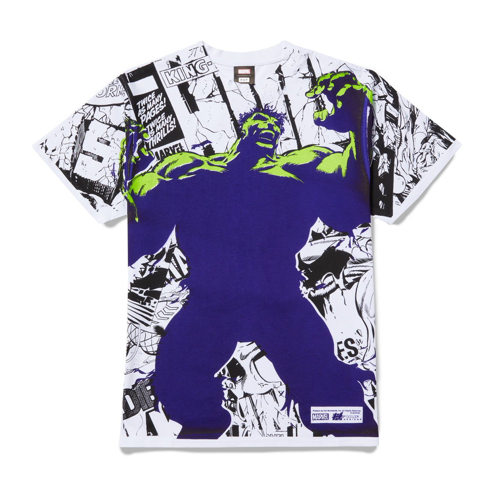 HUF HUF X MARVEL COLLECTION GAMMA T-SHIRT // WHITE