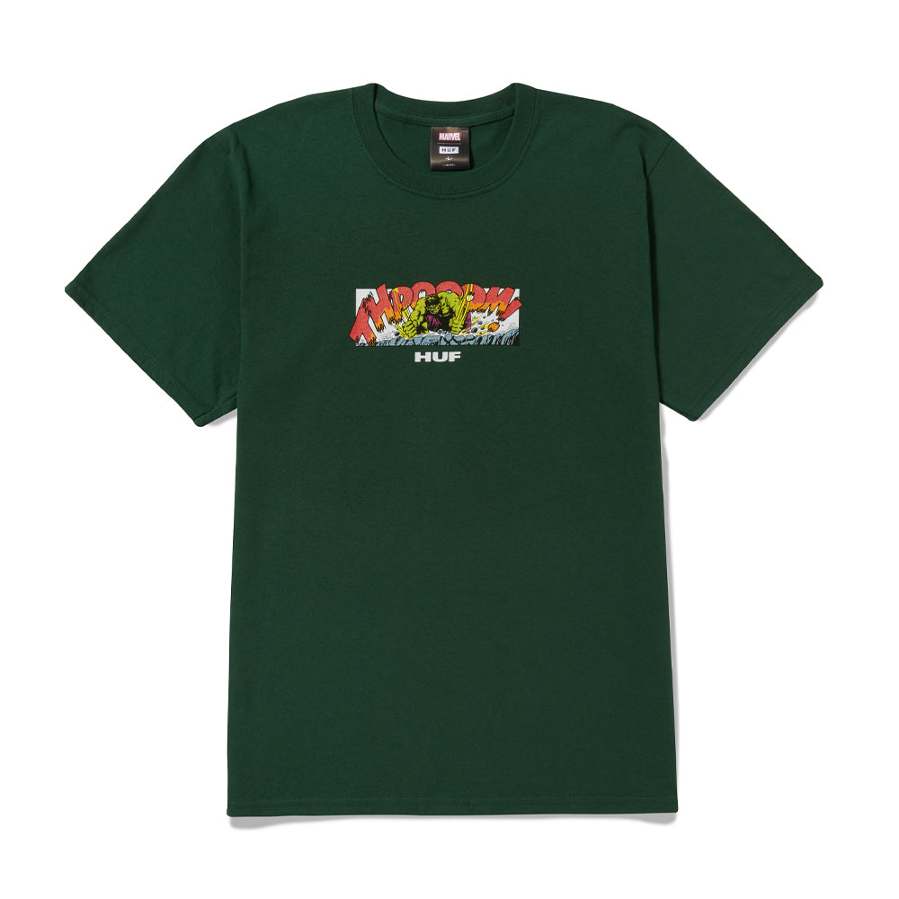 HUF HUF X MARVEL COLLECTION RAGE T-SHIRT // FOREST GREEN