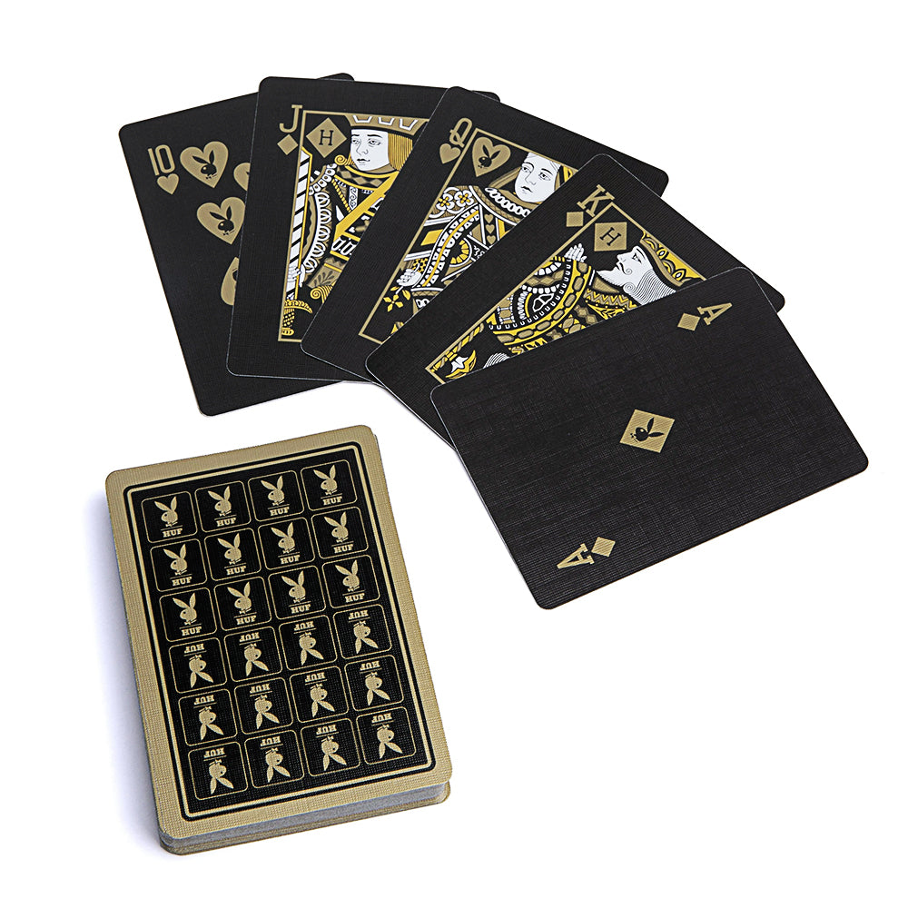 huf worldwide x playboy ac00514 playing cards black