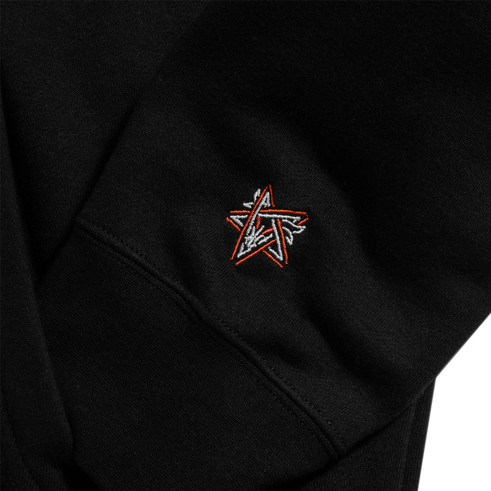 HUF HUF X THRASHER BAYVIEW P/O HOODIE // BLACK