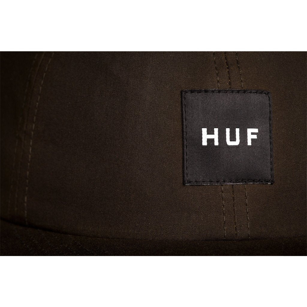 HUF X BRITISH MILLERAIN WAXED 6 PANEL // BROWN-The Collateral