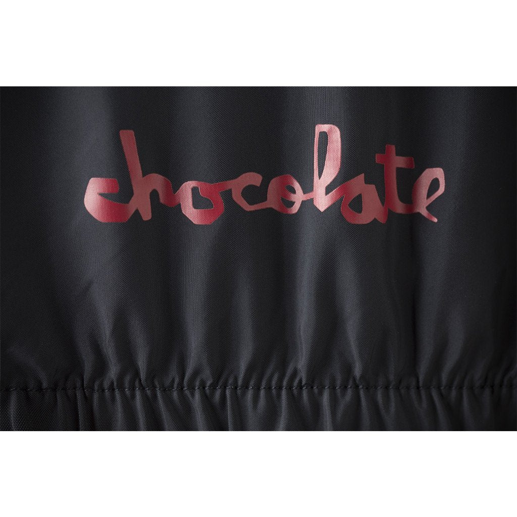 HUF X CHOCOLATE PACKABLE ANORAK // BLACK/RED-The Collateral
