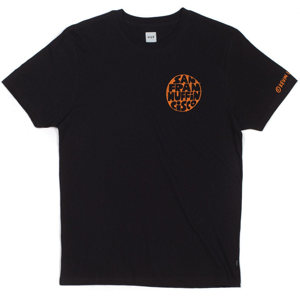 HUF X KEVIN LYONS SF TEE // BLACK-The Collateral