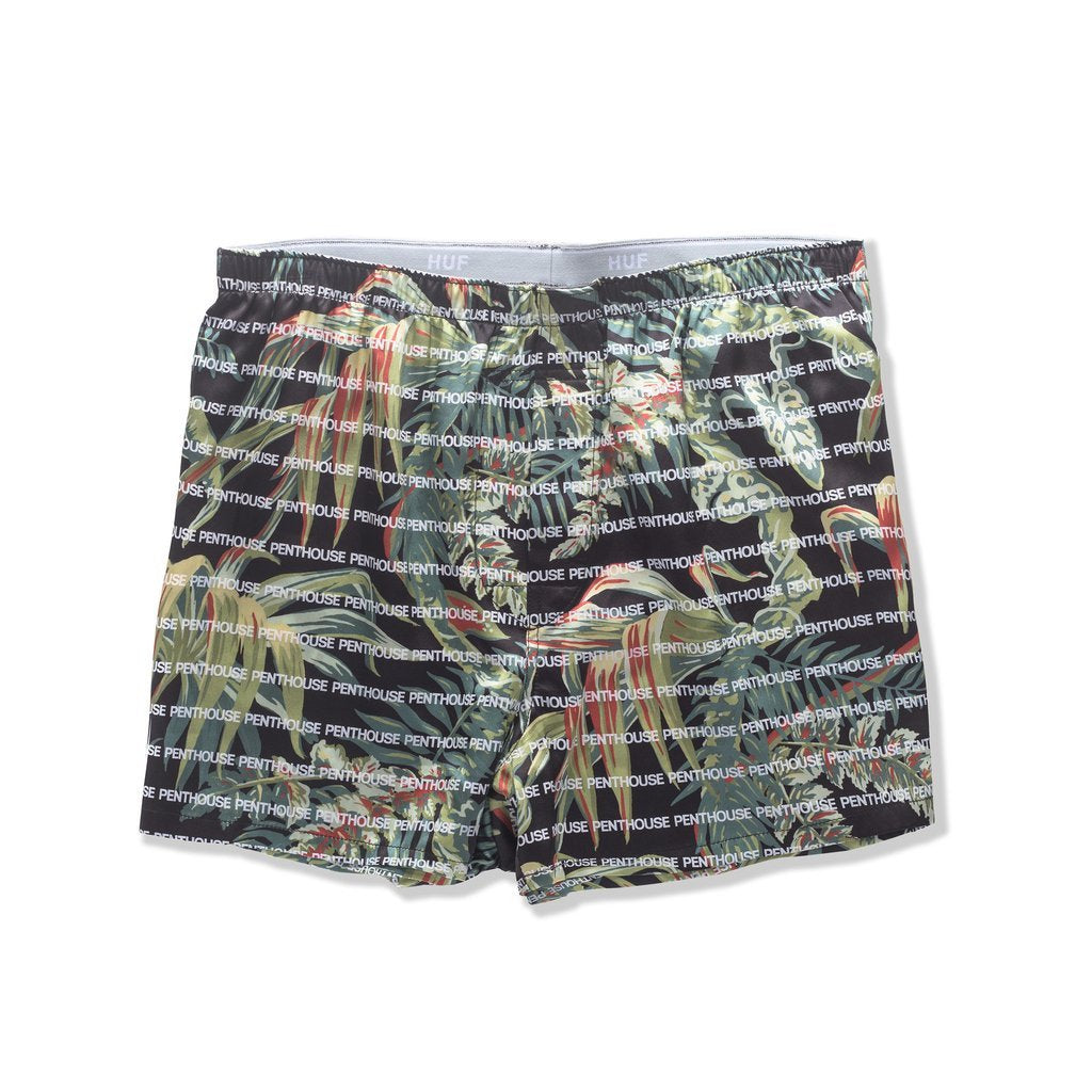 HUF HUF X PENTHOUSE SILK BOXER SHORT // PALMS