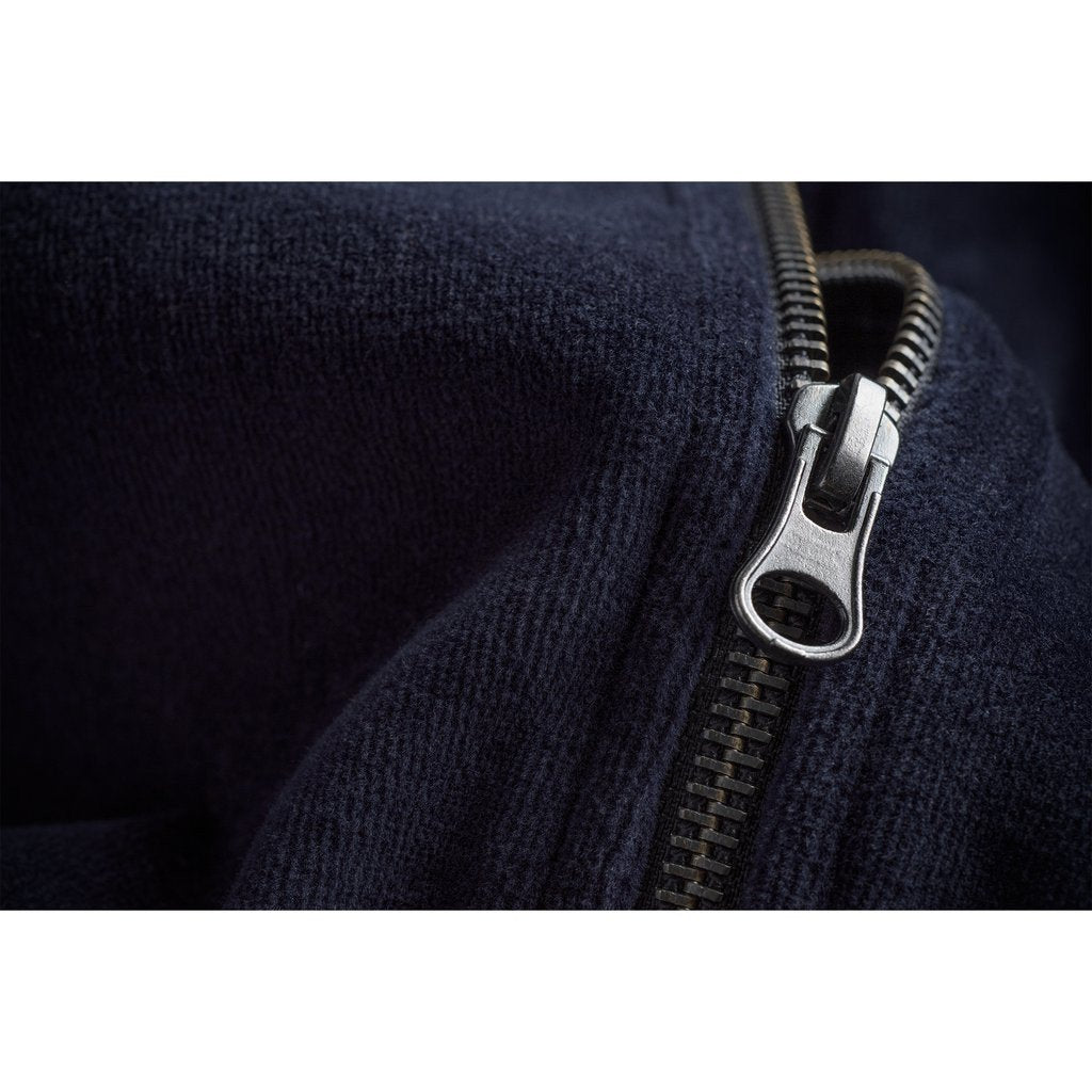 huf x penthouse jk65x02 velvet zip hood black