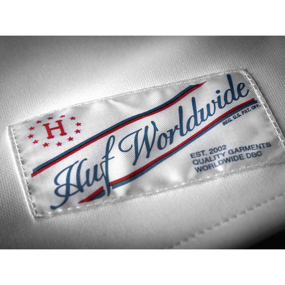 HUF X SPITFIRE BASEBALL JERSEY // WHITE-The Collateral
