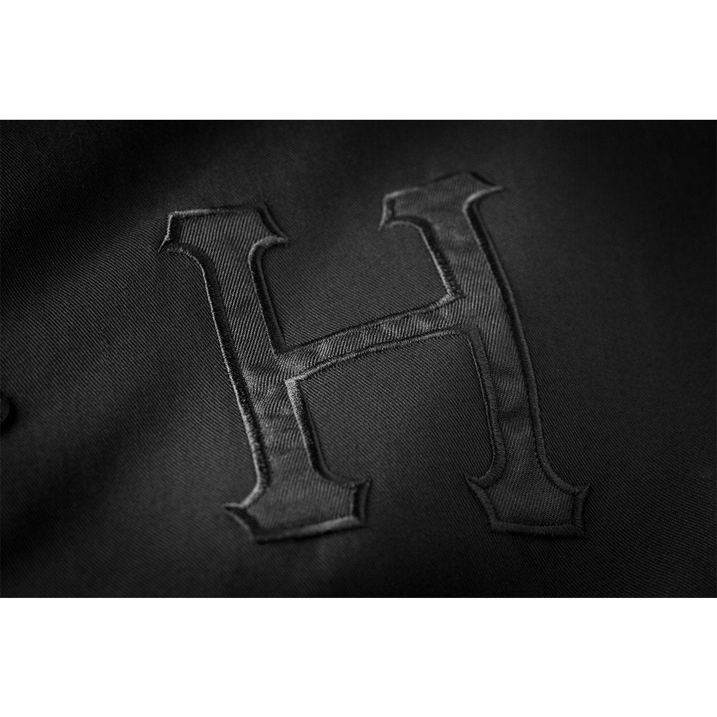 HUF X THRASHER BASEBALL JACKET // BLACK-The Collateral