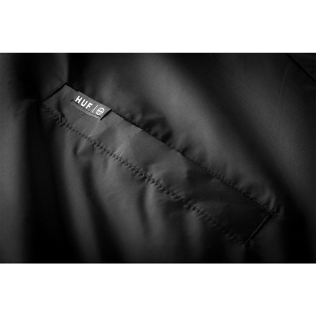 HUF X THRASHER CLASSIC H COACHES JACKET // BLACK-The Collateral
