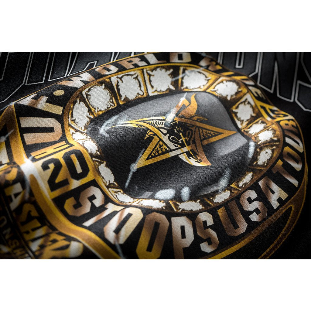 HUF X THRASHER WORLD CHAMPS TEE // BLACK-The Collateral