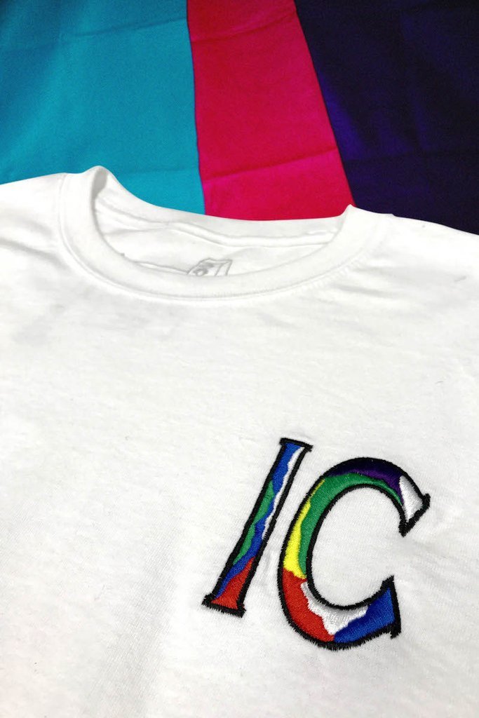 illegal civilization 13 30006 embroidery tee white