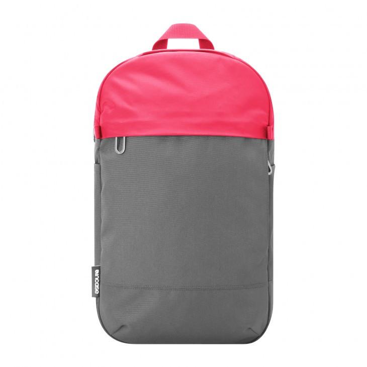 incase campus compact backpack hot pink gray